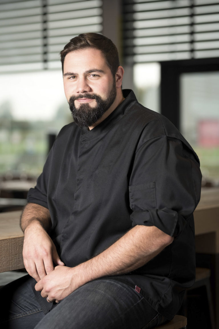 Corporate portrait of the chef of the Martin's Red Hotel Tubize***